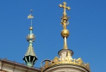  Wawel- zwieczenie kaplicy Zygmuntowskiej (po prawej) i wiey Zygmuntowskiej (po lewej)